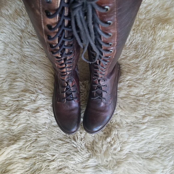 ▪SOLD▪ Like New Bed Stu Della Boot in Rustic Teak - Picture 7 of 7